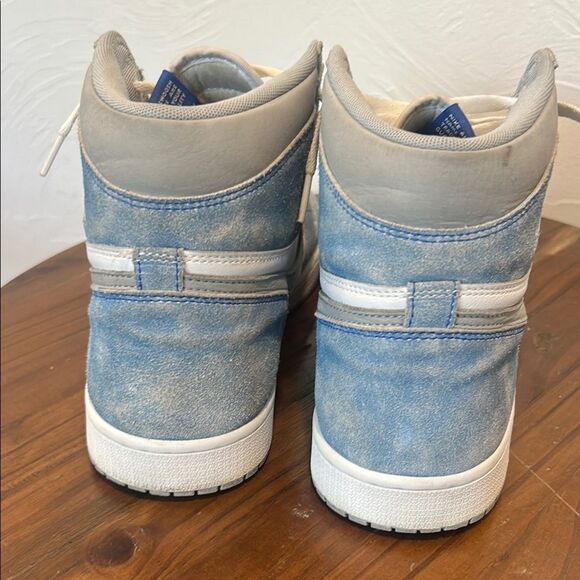 Nike Air Jordan 1 Retro High “Hyper Royal” Blue/Grey/White Mens 13 - Picture 8 of 8